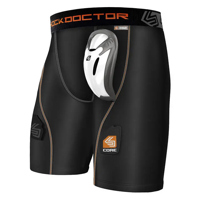Shock Doctor Core Compression Youth Hockey Shorts With Bio-Flex Cup 3 Shock Doctor Core Compression Youth Hockey Shorts With Bio-Flex Cup