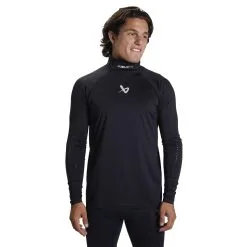 Bauer Neckprotect Long Sleeve Youth Top - Black